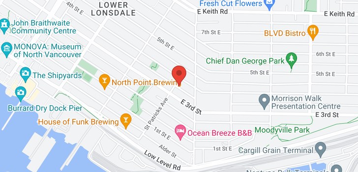 map of 332 ST. PATRICK'S AVENUE
